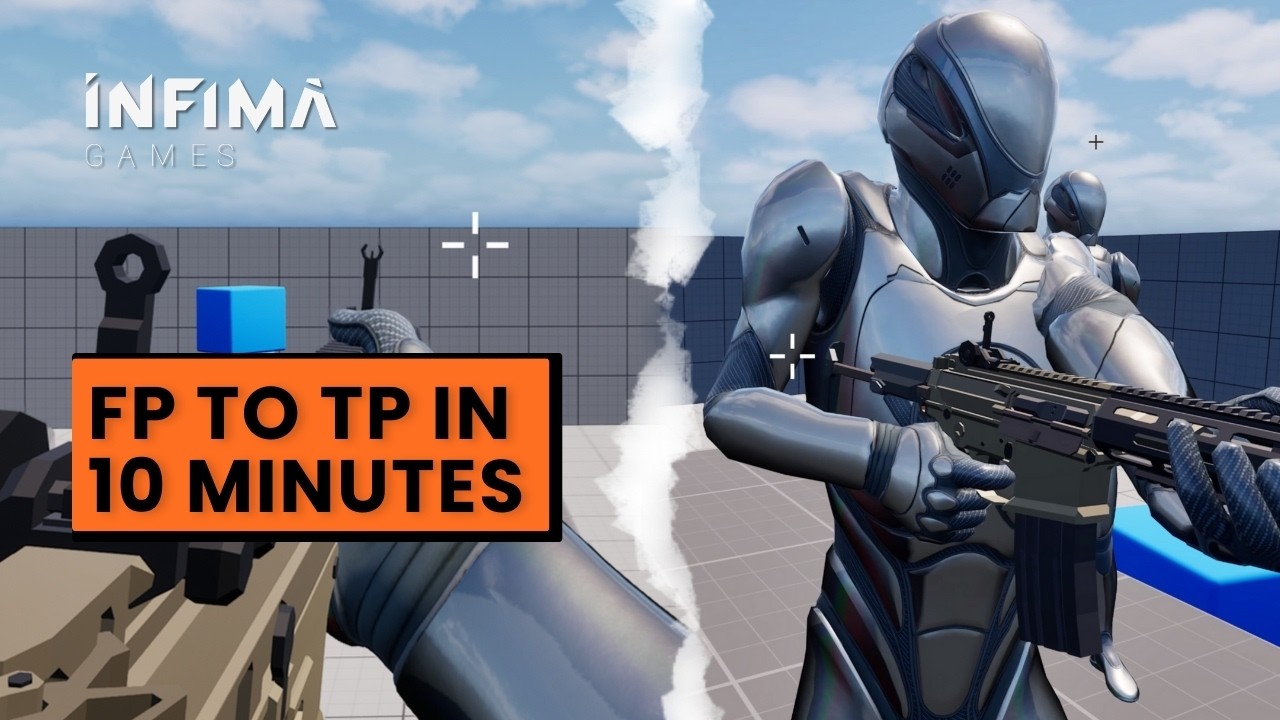 Add Third-Person View to Your Existing FP Project in UE5 (Blueprint-Only) #gamedev #tutorial