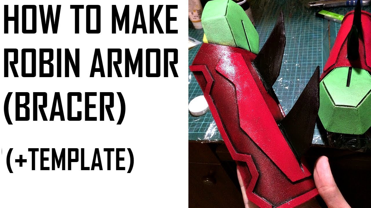 ROBIN ARMOR. HOW TO MAKE BRACER (TUTORIAL)