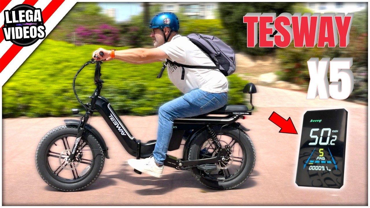 50KM/H TESWAY X5 30Ah Updated || BICICLETA ELECTRICA 2 PERSONAS