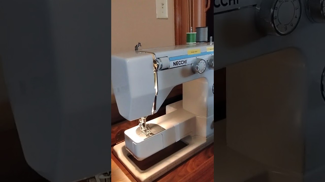 How to Thread and Operate a Necchi 537L.Sewing Machine@sewwhatseamstress9076 