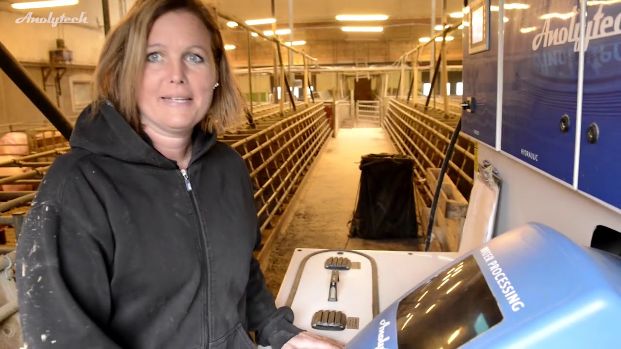 Otroliga resultat på Elgestads gård efter installation av Anolytechs maskin.