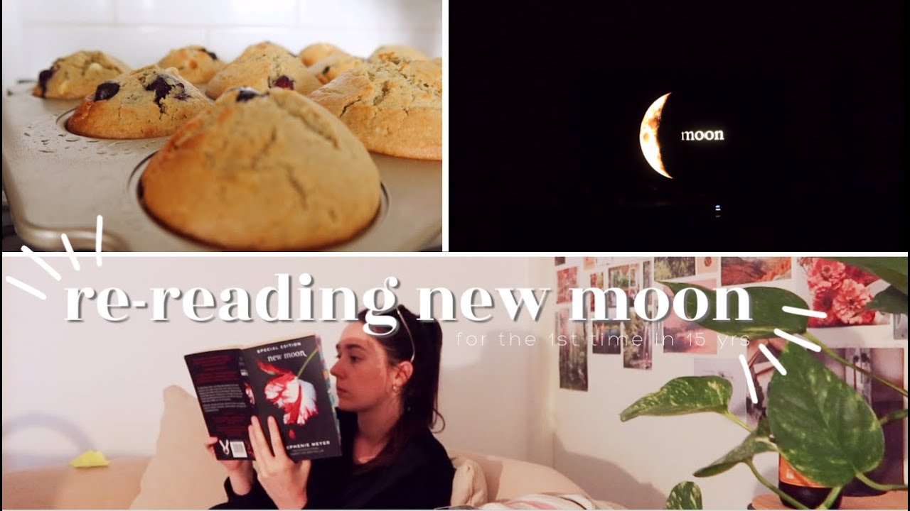 re-reading New Moon for the first time in 15 years 🌑 an unnecessarily in depth review vlog