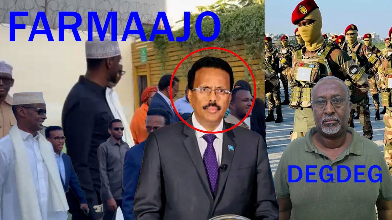 DEG-DEG:-MADAXWEYNE FARMAAJO IYO SHARIIF CIIDAMO TAAGEERSAN OO FURIMAHA DAGAALKA KA SOOBAXAY.......