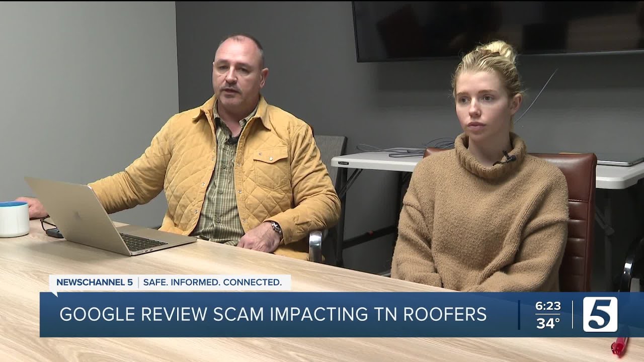 Tennessee roofing companies targeted by fake 1-star Google review scam