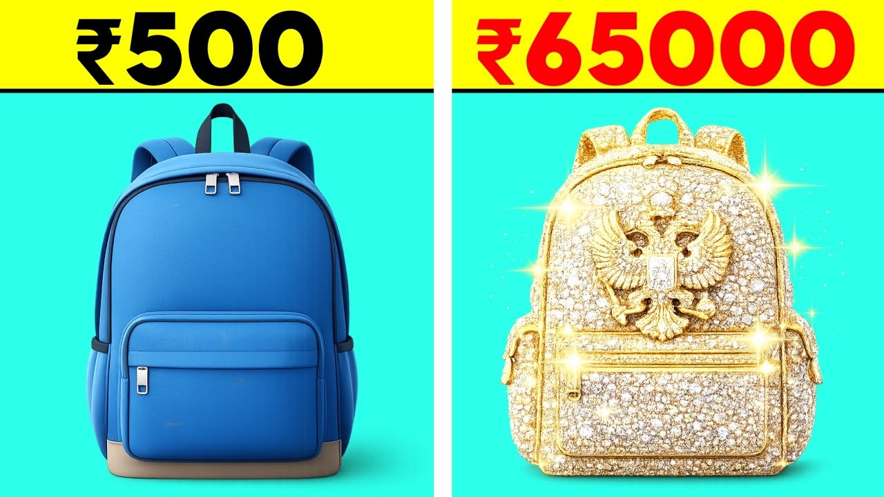 Normal School Items vs World’s Most Expensive Ones 😱