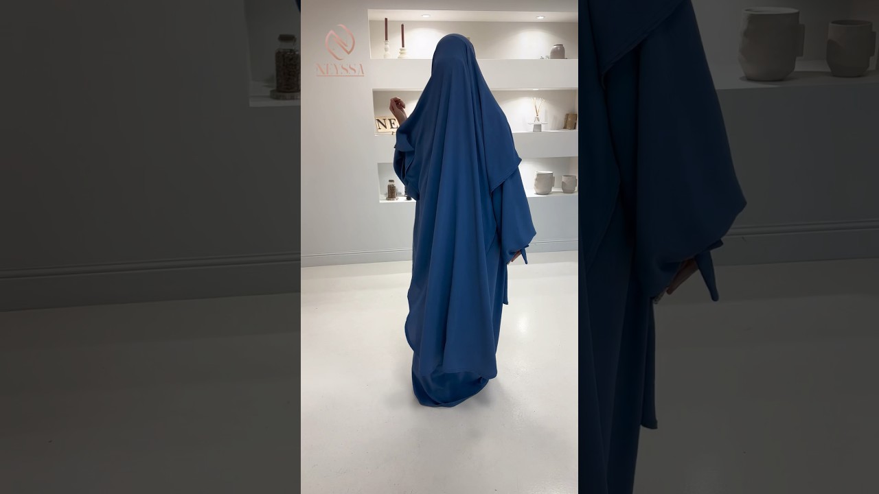Ensemble Abaya khimar des tenues l&eacute;gif&eacute;r&eacute;es pour la mosqu&eacute;e 🕌 #khimar #hijab #abaya #jilbab#neyssa