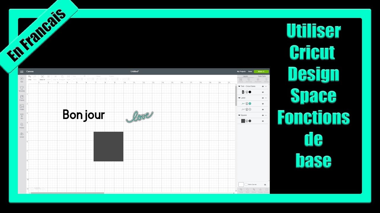 Francais -  Cricut Fonction de Base