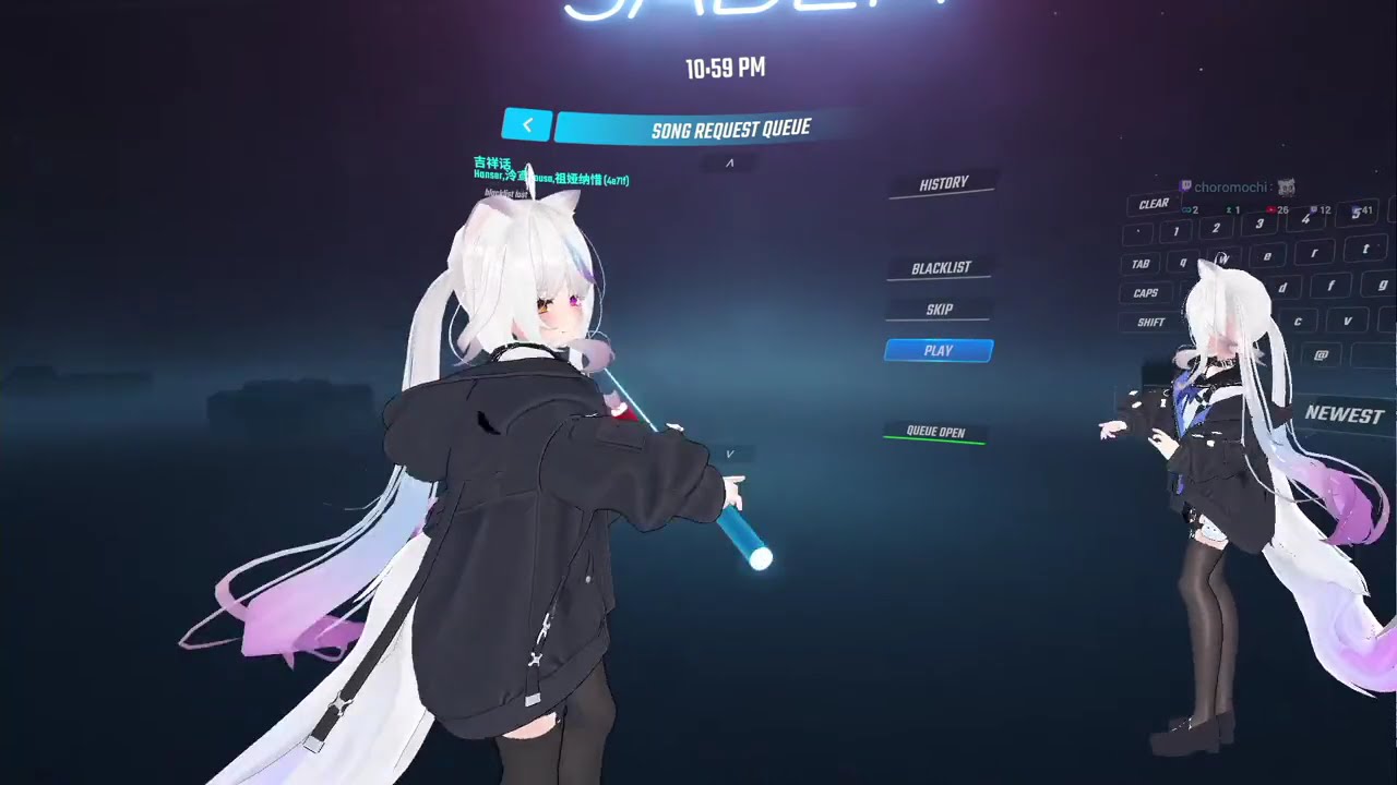 VR Beatsaber vtuber 비트세이버 버튜버