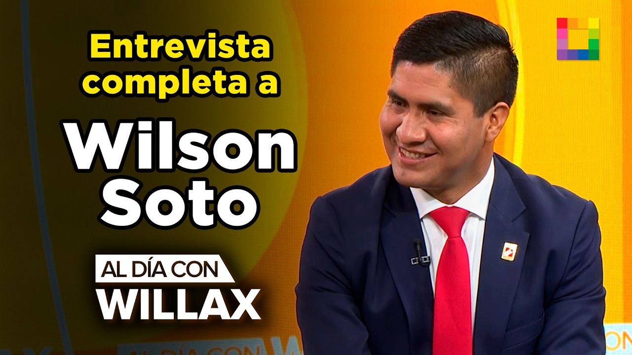 Al Día con Willax - FEB 11 - ENTREVISTA COMPLETA A WILSON SOTO | Willax