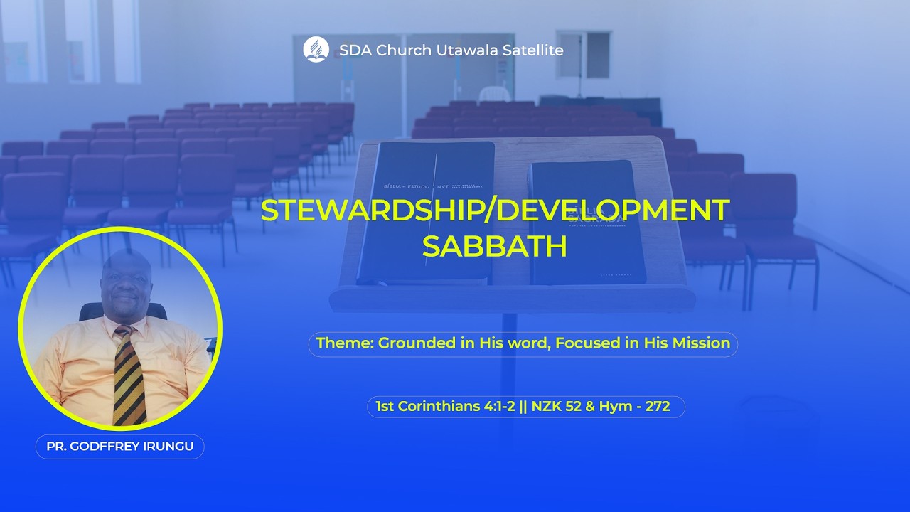 🔴Live: Stewardship Sabbath | Grounded in His word | Pr. Godffrey Irungu || 31st Jan. 2026
