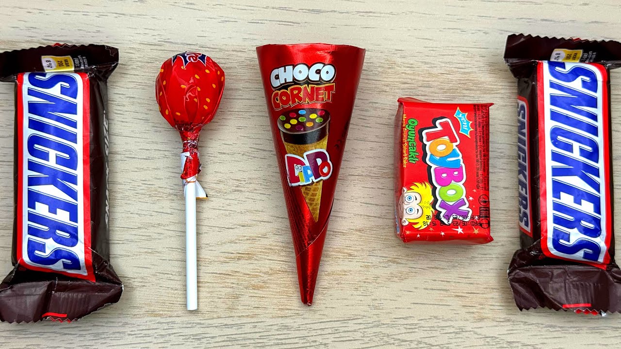 ASMR Chocolate Bars & Cone Candy | Most Satisfying Textures
