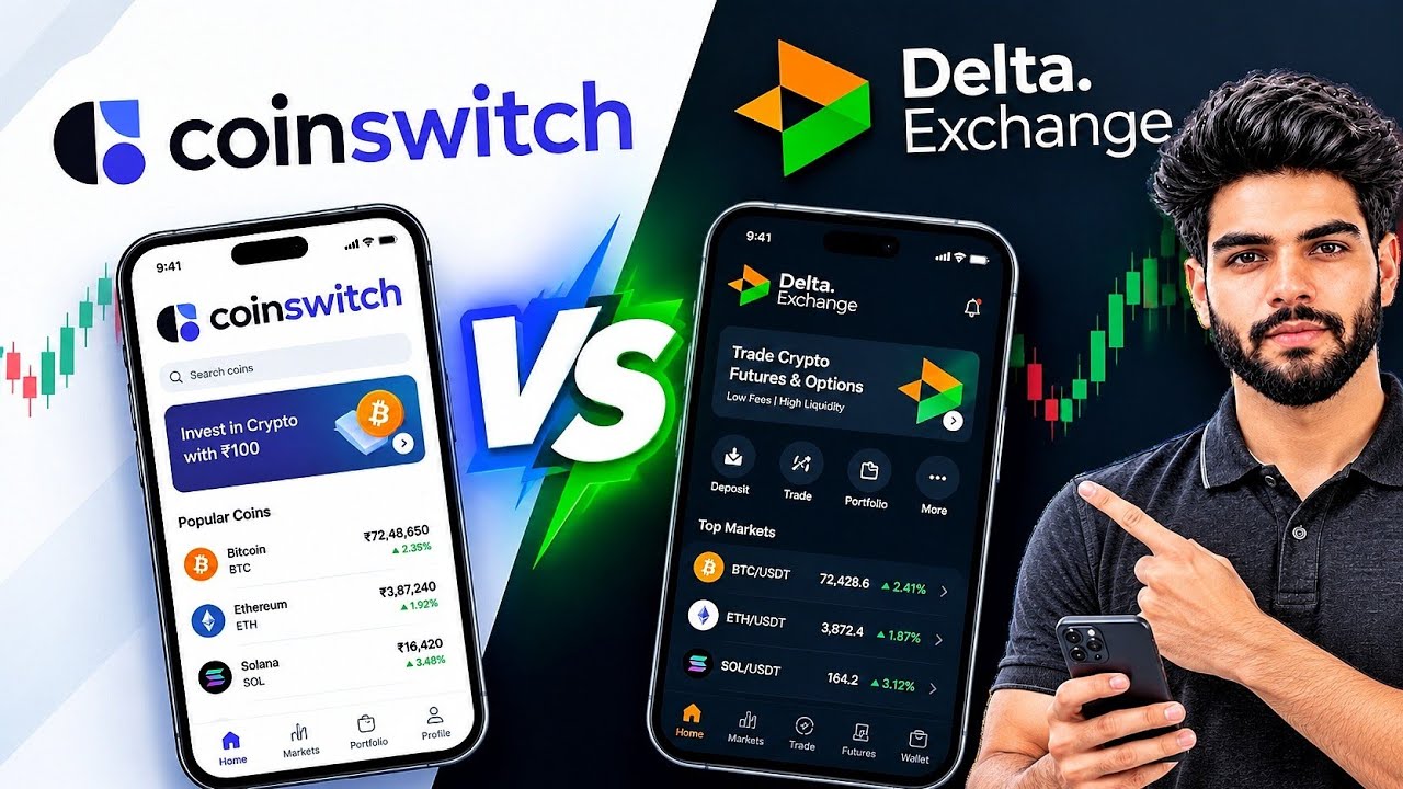 Coinswitch vs Delta Exchange which is best?? || delta exchange vs coinswitch
