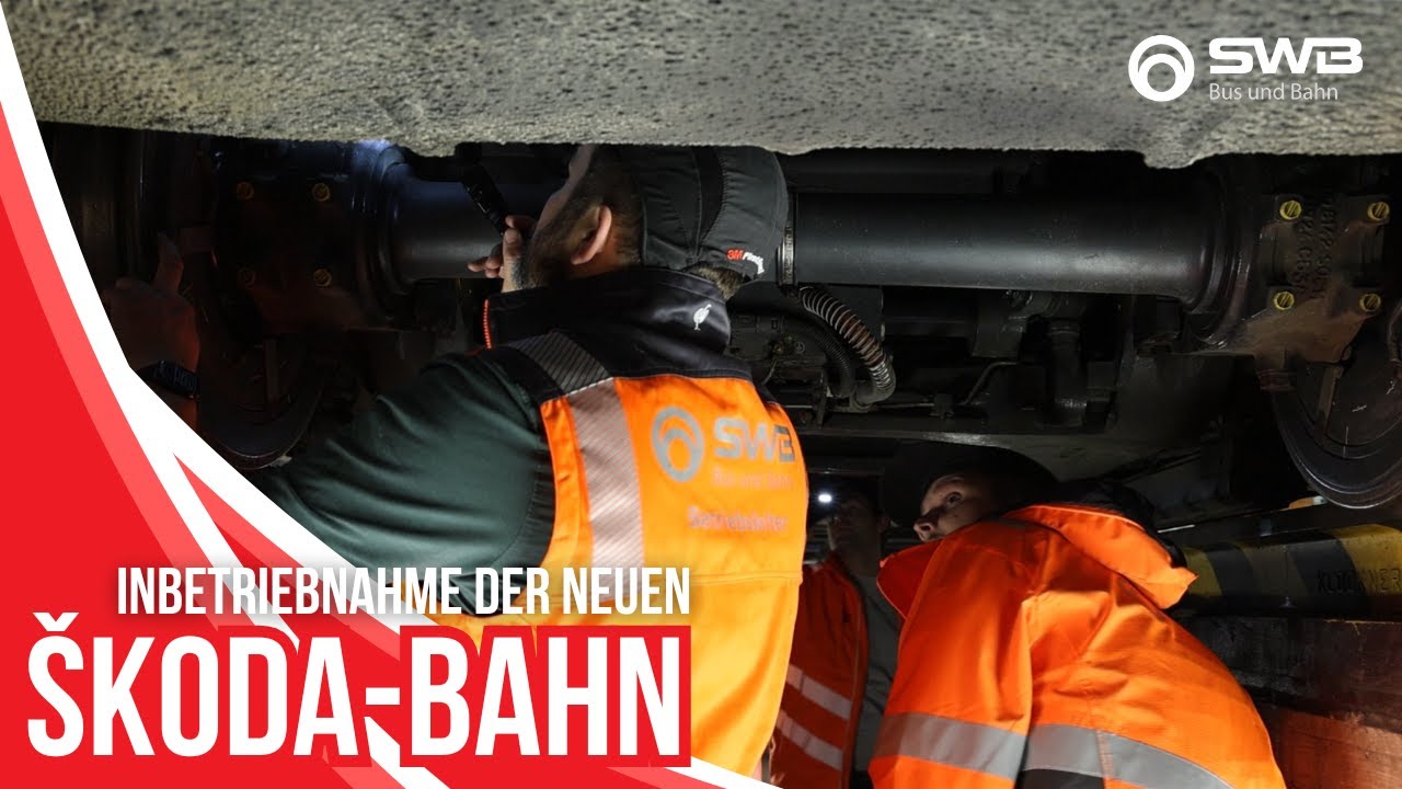 Inbetriebnahme der neuen Škoda-Bahn durch den Betriebsleiter | SWB Bus und Bahn