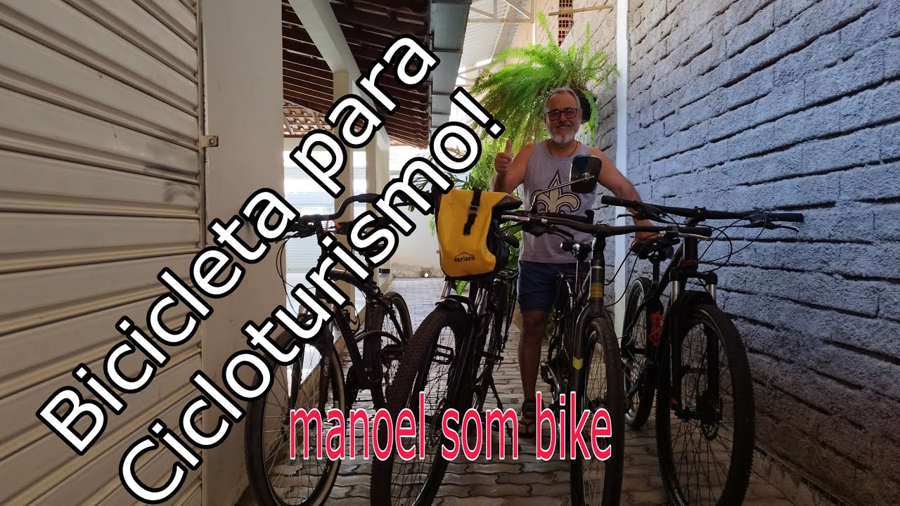 Bicicleta ideal para o cicloturismo!