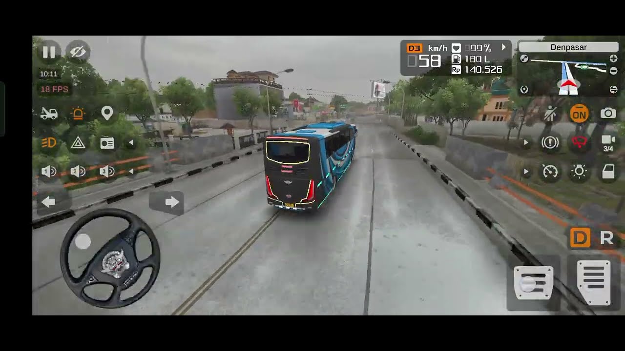 “Bus Indonesia Tourist Tour 🌴 | Beautiful Roads & Scenic Views 😍” / Spark Gaming 🎮😯