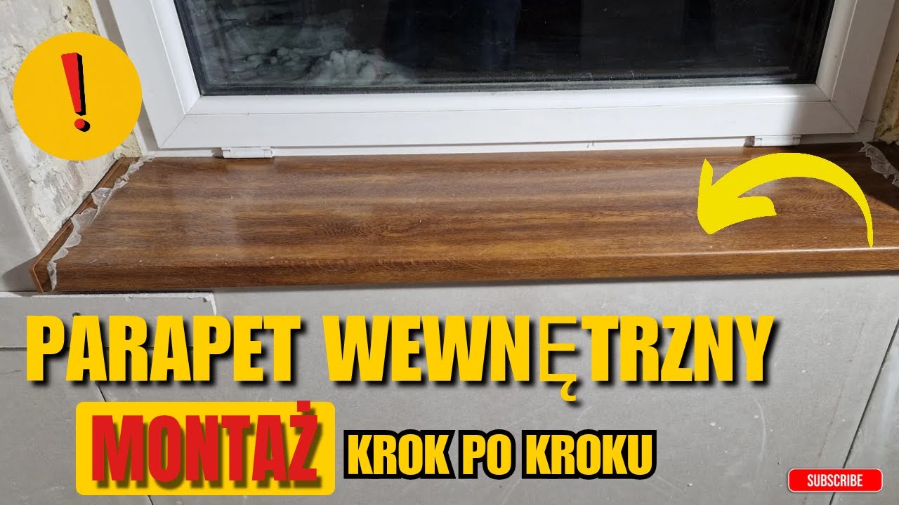 Jak zamontować parapet wewnętrzny?🤔 Od czego zacząć? 🤔 