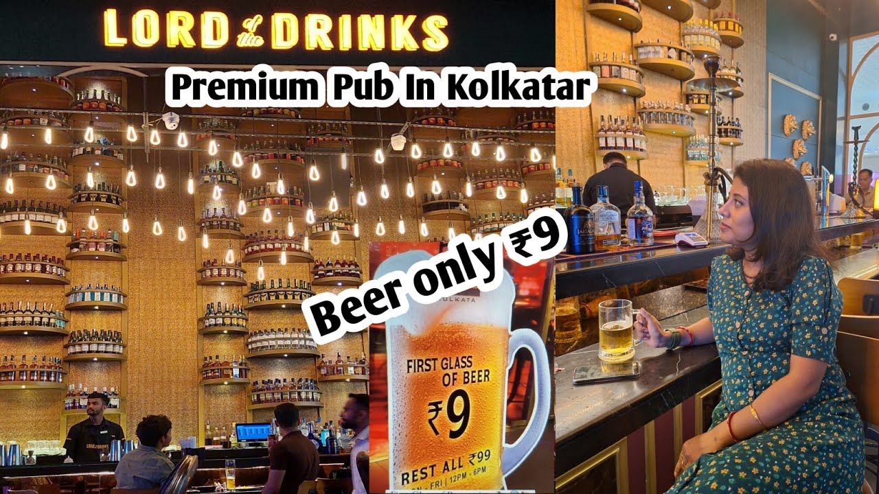 Best Pub In Kolkata | LORD OF THE DRINKS | South City Mall | Hookah Bar | Best Bar Cum Restaurant