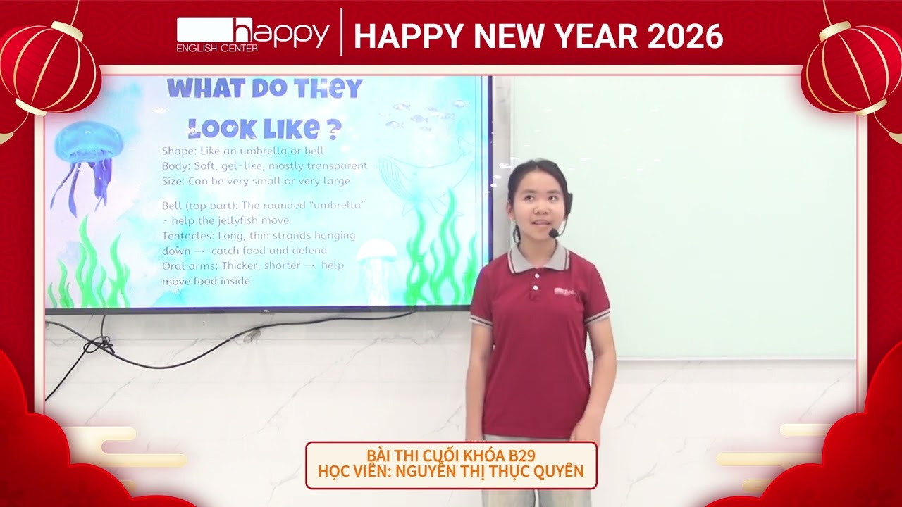 NGUYỄN THỊ THỤC QUYÊN   FINAL SPEAKING TEST