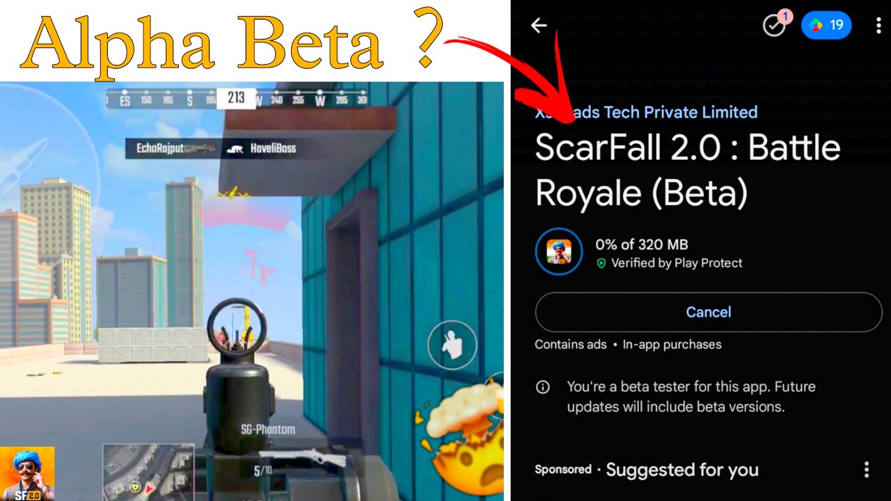 ScarFall Alpha Beta Update Gameplay 😱 New Features & Changes | Upcoming Update First Look  #scarfall