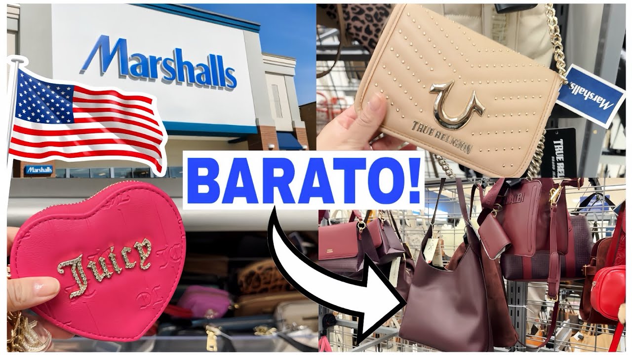 LOJA MARSHALLS NOS EUA - ACHEI A BOLSA PERFEITA!🤩 LOJA MARSHALLS EM USA - LOJA BARATA NOS EUA 