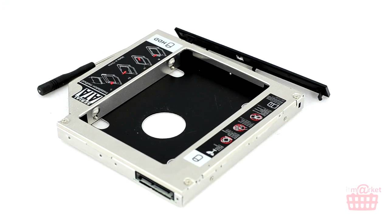 KIESZEŃ 2,5 HDD 12,7mm SATA SSD + ZAŚLEPKA + ŚRUBOKRĘT - KB11