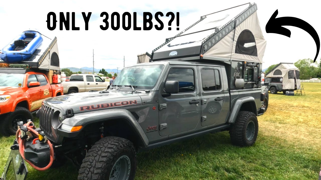 Этот вместительный клиновидный кемпер весит всего 300 фунтов! Прохождение Jeep Gladiator для пост...