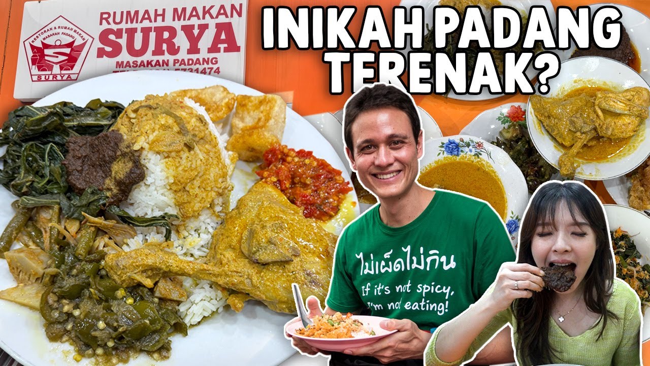 INIKAH NASI PADANG YANG TERENAK? KESUKAAN FOOD VLOGGER NO 1 DUNIA!