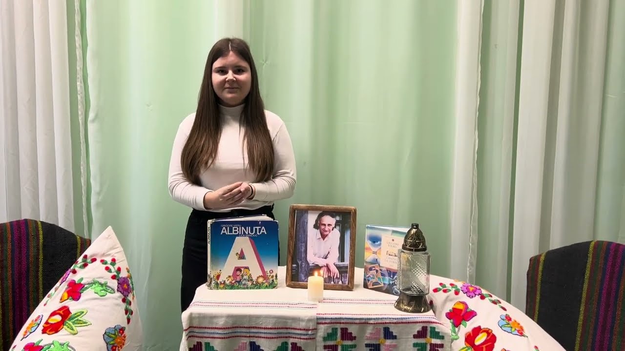 Solovei Ionela, elevă in clasa a IX-a , poezia ,,Scrisoare din Basarabia” de Grigore Vieru