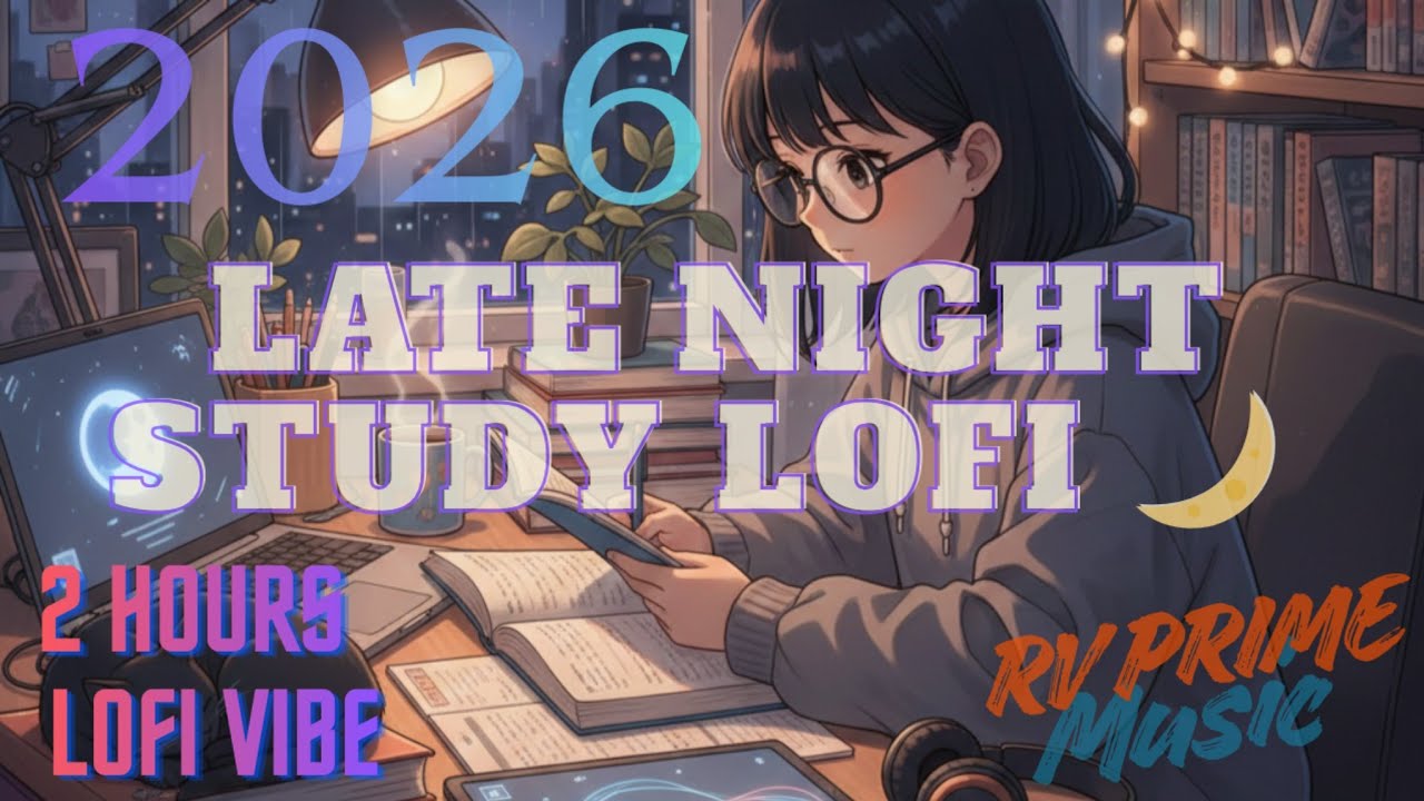 Late Night Study Lofi 🌙 | Music for Concentration & Focus While Studying