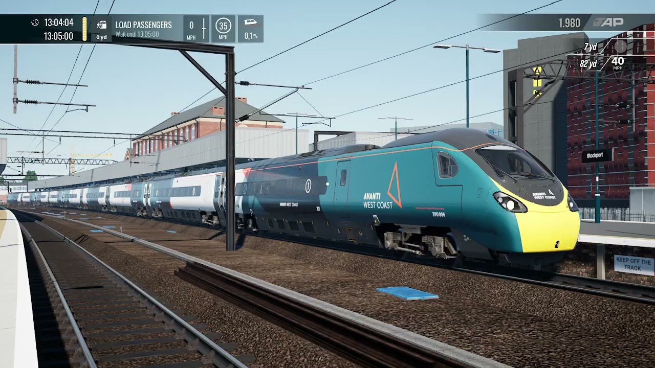 TSW6 | Class 390 | Manchester Piccadilly - Wilmslow