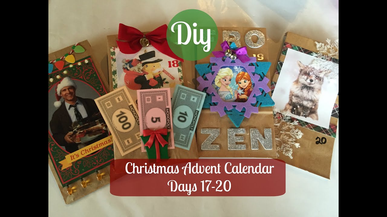 DOLLAR TREE DIY | Christmas Advent Calendar Bags | Days 17-20