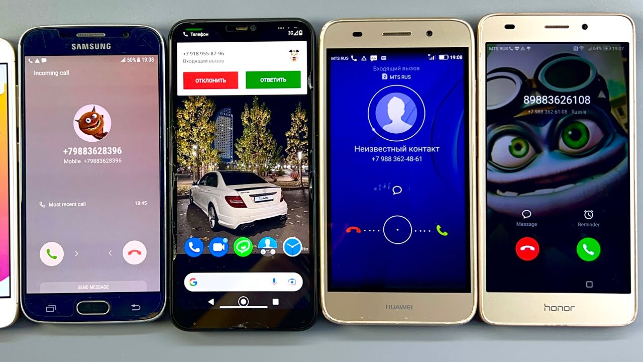 Incoming call📱Redmi 4X🦠Samsung Galaxy S6🦠Mi A2 Lite🦠HUAWEI🦠Honor 5A