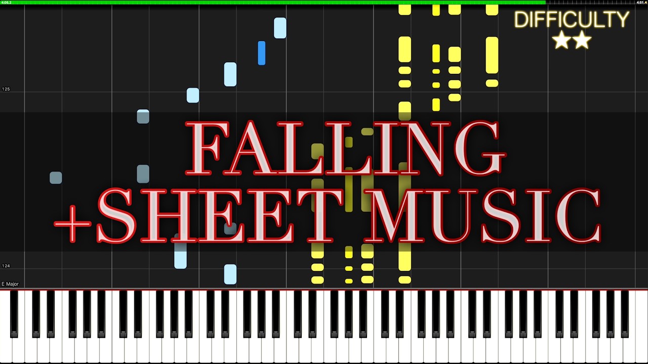 Falling - Harry Styles - Piano Tutorial + SHEET MUSIC (Advanced)
