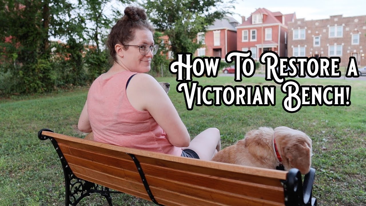 I Built a Victorian Bench (1/2 Day DIY Cast Iron Bench RESTORATION)