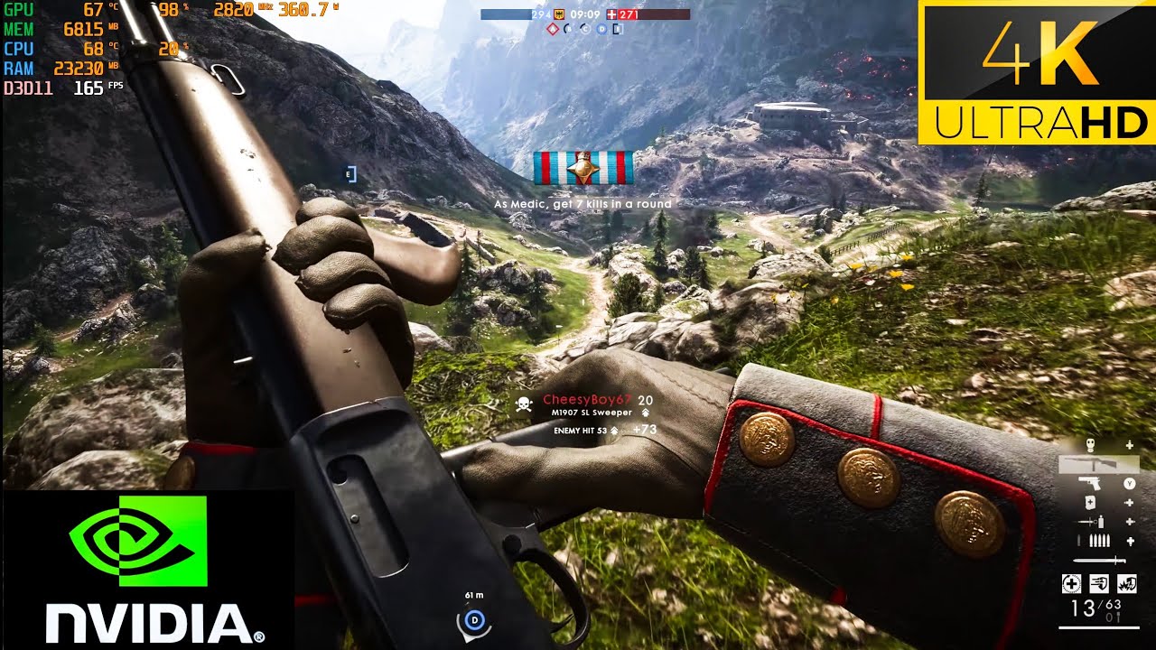 Battlefield 1 is still good in 2023! | RTX 4090 + 13900K | 4K Ultra Settings