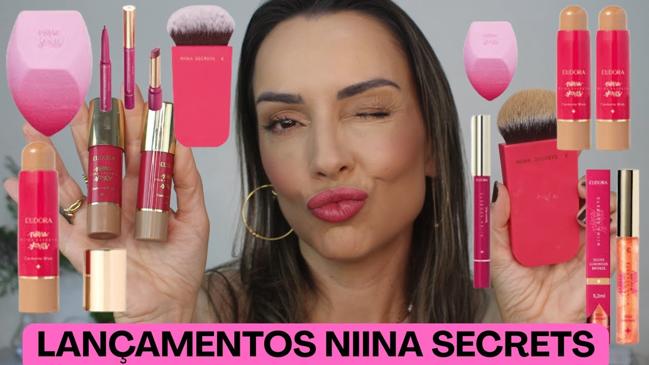 LANÇAMENTOS NIINA SECRETS: CONTORNO, ESPONJA E PINCEL