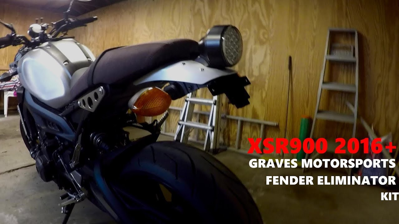 2016+ Yamaha XSR900 Graves Motorsports Fender Eliminator kit install