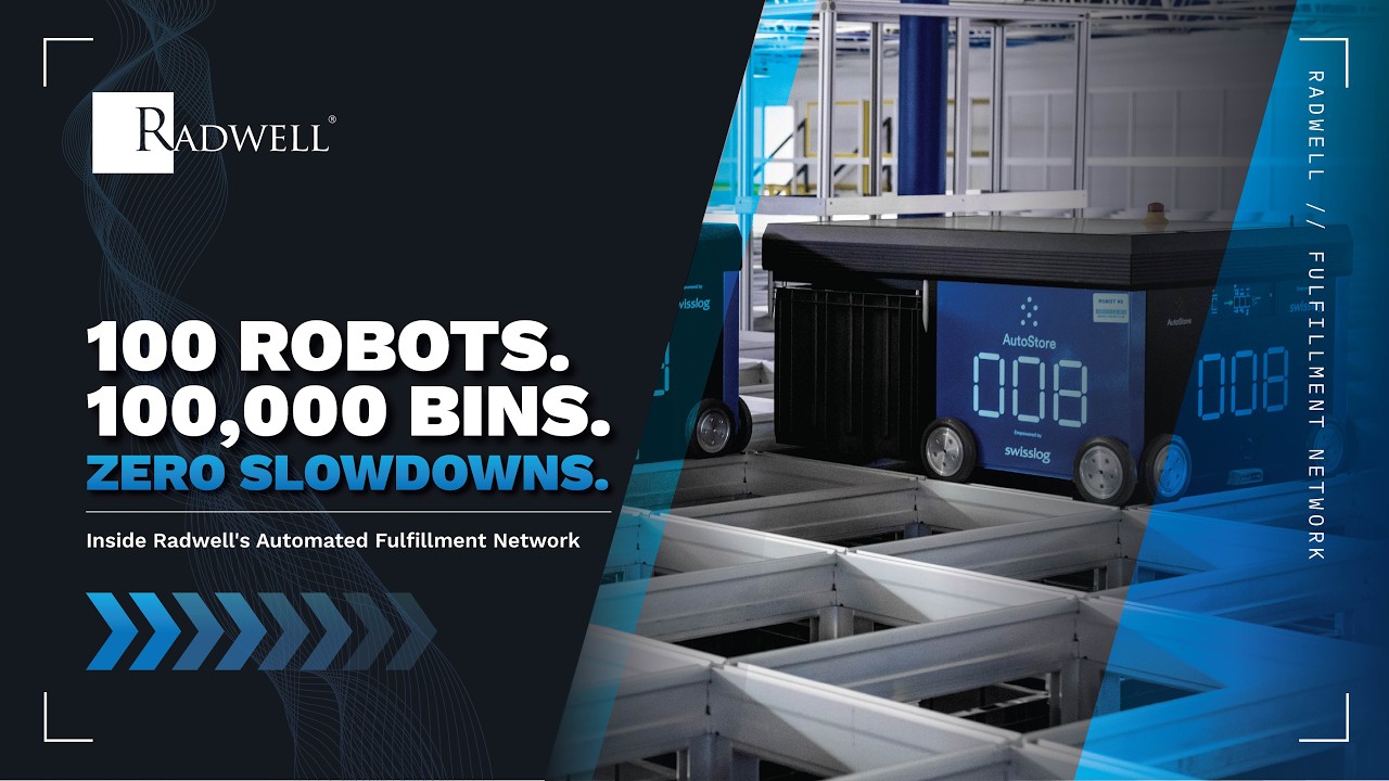 100 Robots. 100,000 Bins. Zero Slowdowns. | Inside Radwell's Automated Fulfillment Network