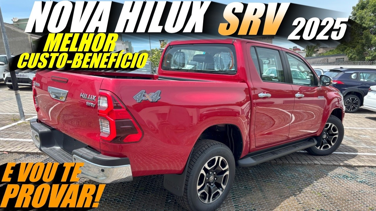 NOVA TOYOTA HILUX SRV 2025 - Essa é a Verdadeira Versão Custo-benefício! Tem Mudanças e Novidades!