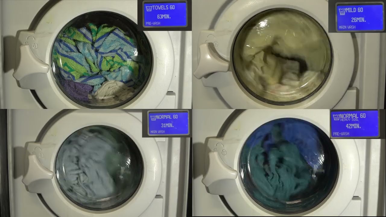 Wash Race - Electrolux QWC / Normal 60'c vs. Mild 60'c vs. Towels 60'c vs. Heavy soil 60'c