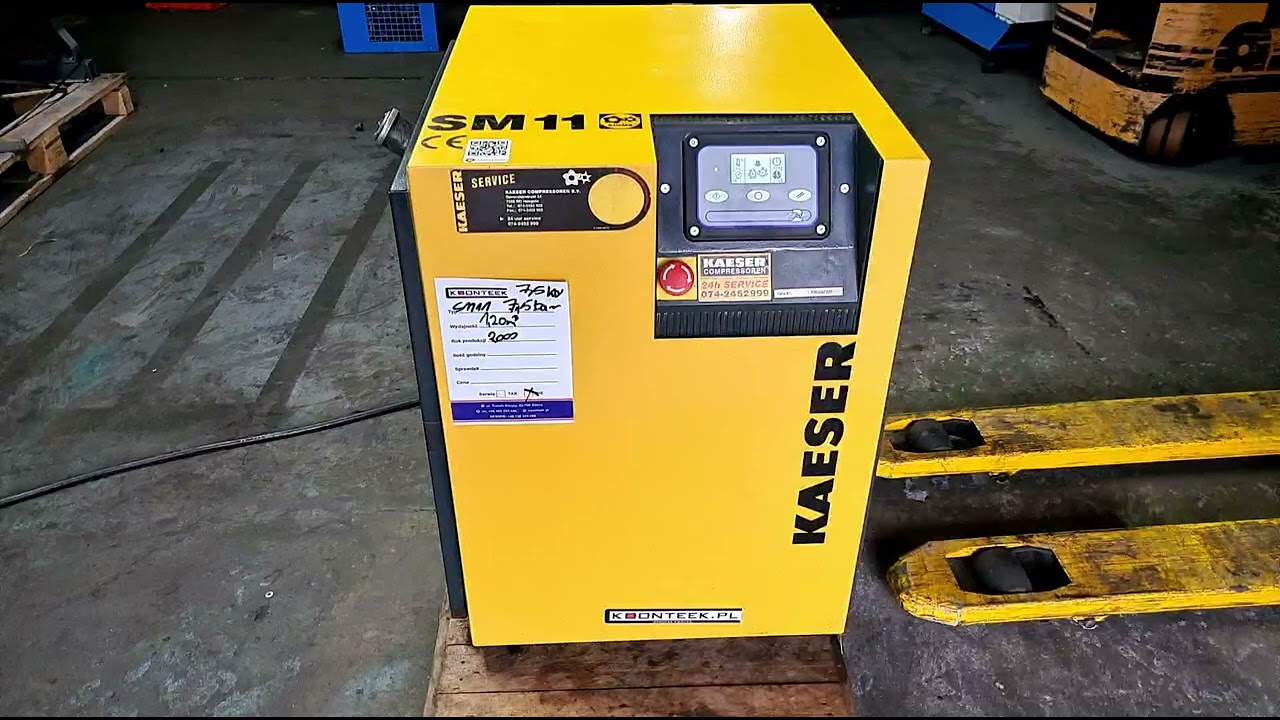 Kaeser SM 11, 7,5 kw, 2000r