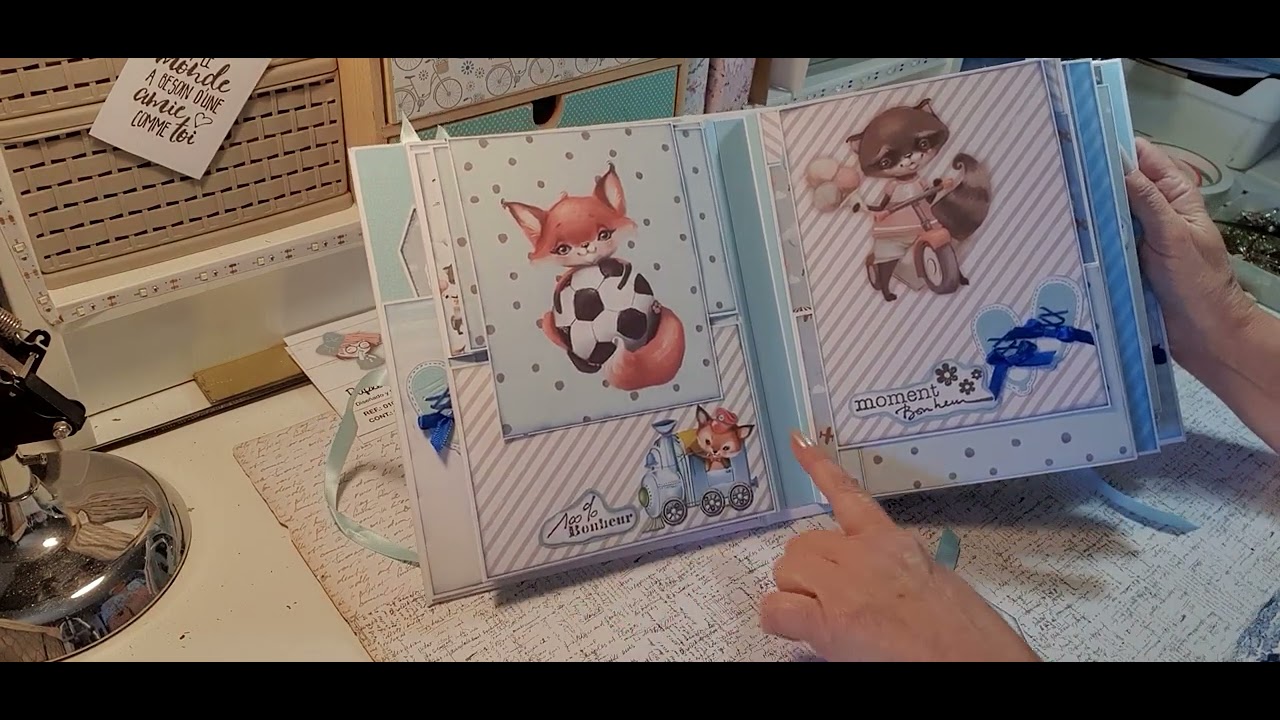 TUTO ALBUM BAPTEME NAISSANCE - PRÉSENTATION FINALE
