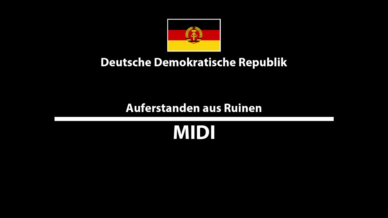 [Germany] Auferstanden aus Ruinen (폐허에서 부활하여)