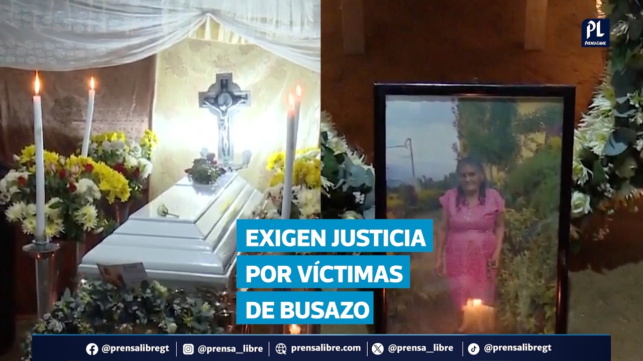 Familiares de víctimas del busazo en Amatitlán exigen justicia y medidas para evitar otra tragedia