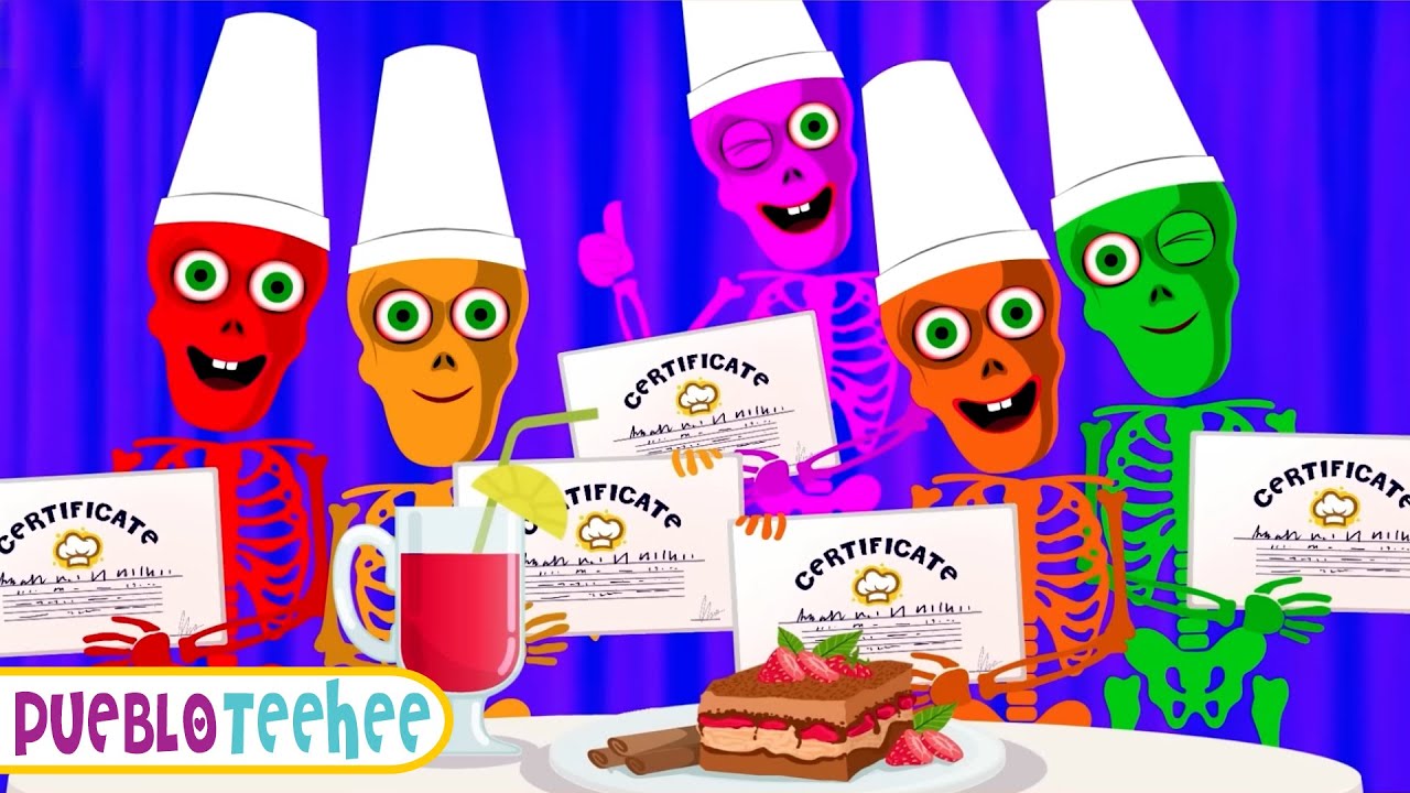 Fiesta de Comida en Halloween - Canciones Infantiles | Pueblo Teehee
