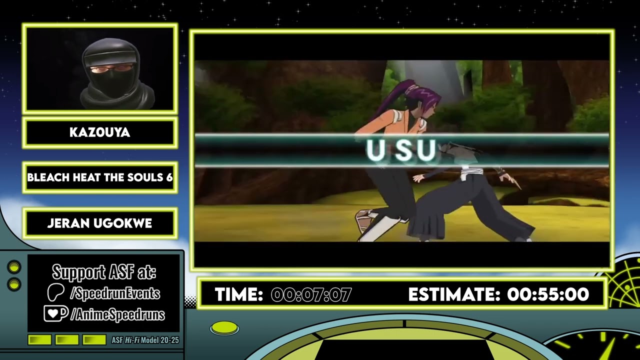 Bleach Heat the Soul 6 - Main Story Any% Speedrun by Kaz0uya | ASF 2025