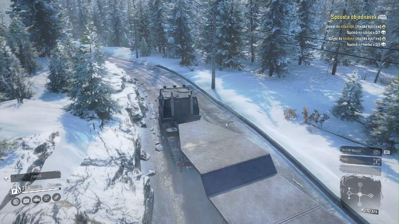 SnowRunner Alaska 25 Tatra Excessive load
