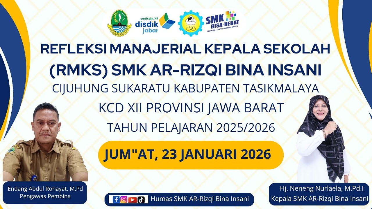 REFLEKSI MANAJERIAL KEPALA SEKOLAH (RMKS) SMK ARBI TAHUN 2026