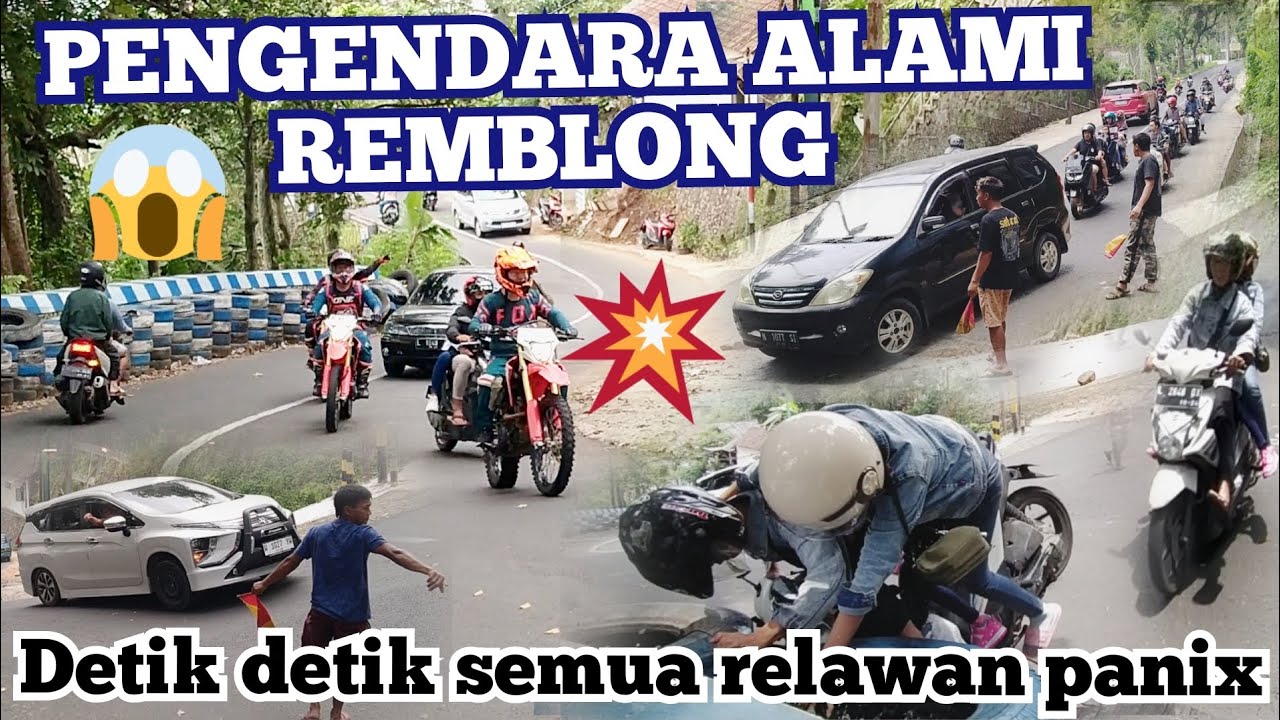 Honda beat terjun di tikungan jurang ampel akibat rem blong histeris
