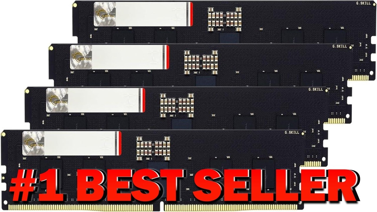 G.SKILL G5 Neo Series DDR5 RAM (AMD Expo) 64GB (4x16GB) 6000MT s CL30 36 36 96 - B0F75892MX